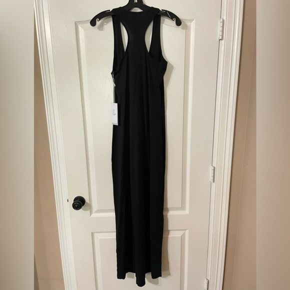 JOHNNY WAS CALME black racer back knit maxi dress - Picture 8 of 10